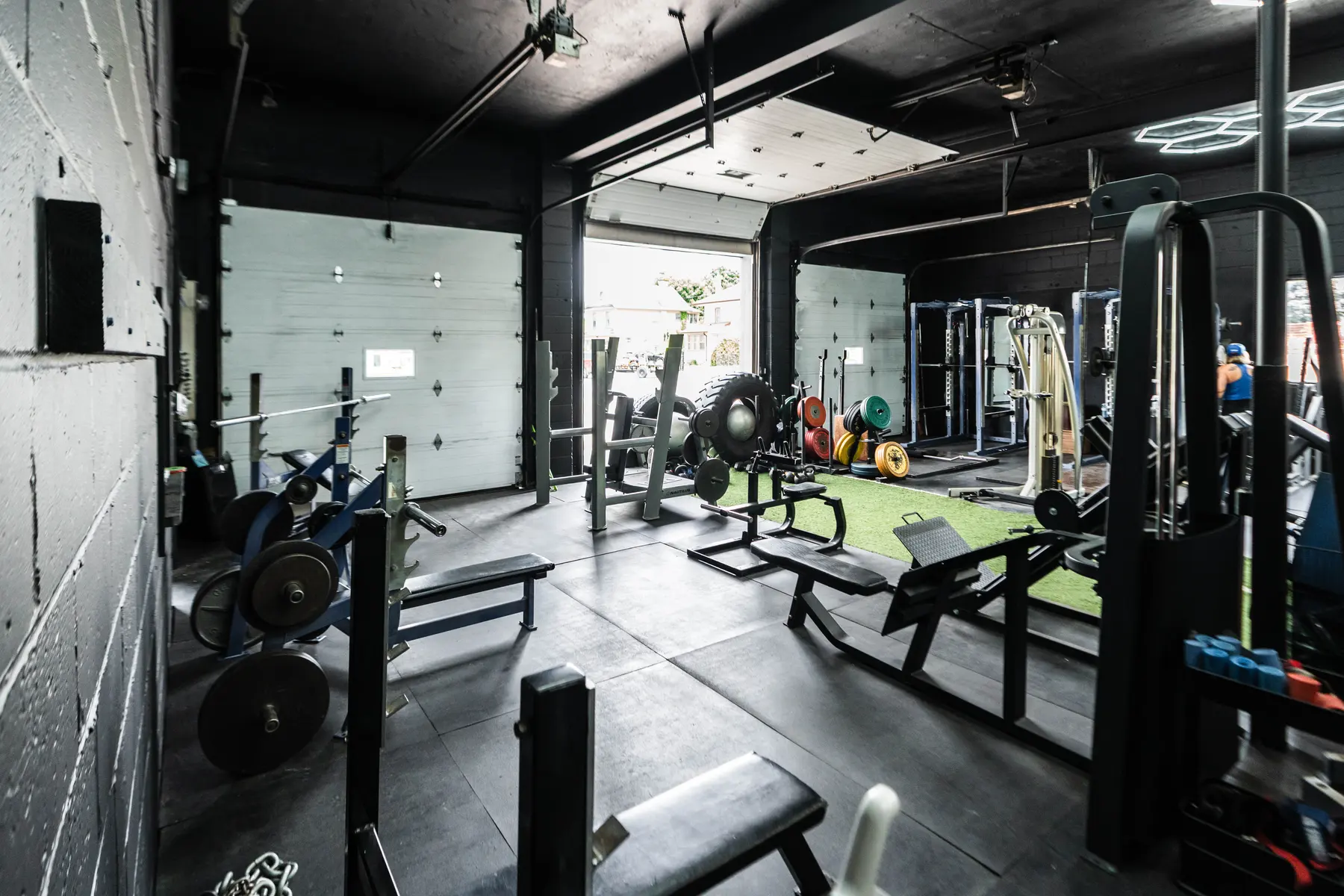The free-weight floor at Spectrum Fitness Centre